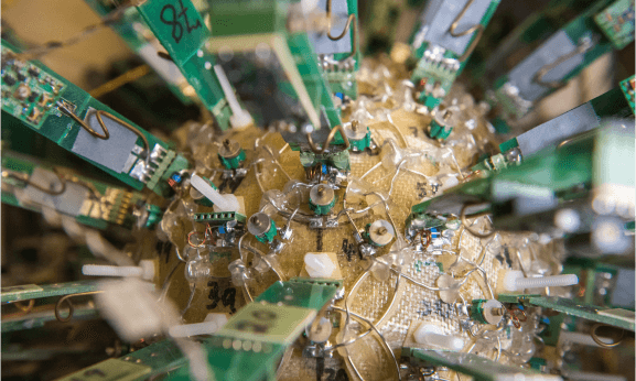 Close-up of circuits