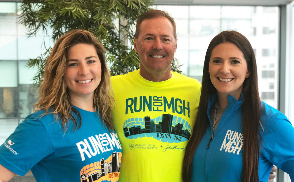 Grateful Father and Daughters Run Boston Marathon
