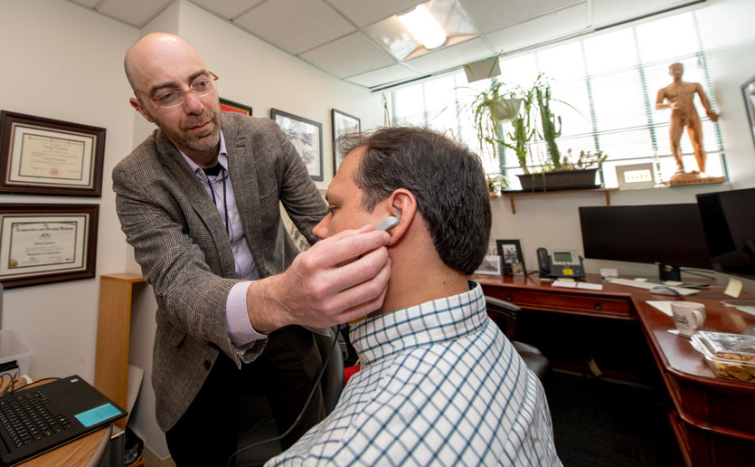Researcher Developing Nerve Stimulation Device