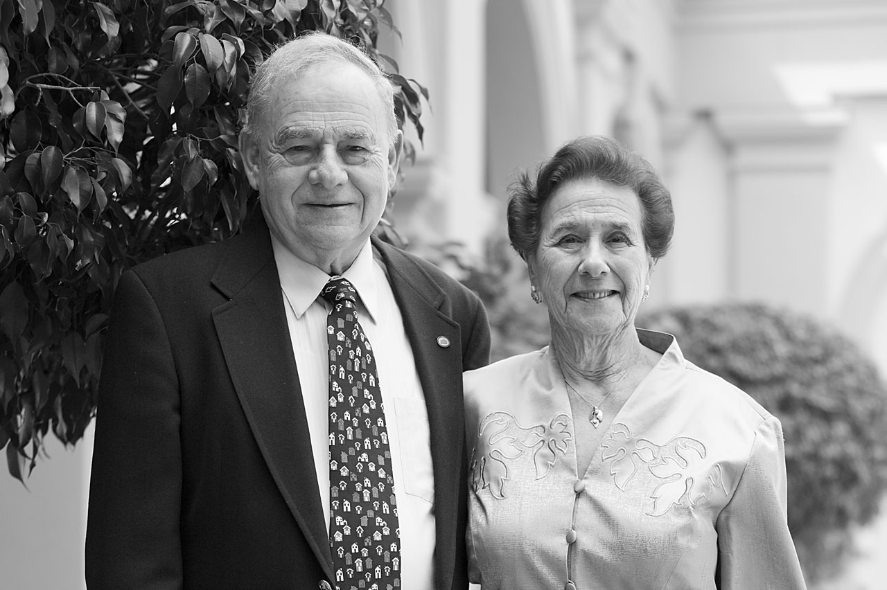 The one hundred honoree: Alex and Sonja Spier